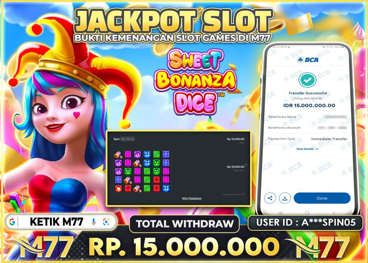 A***SPIN05 JACKPOT SWEET BONANZA DICE Rp.5.000.000 - LUNAS