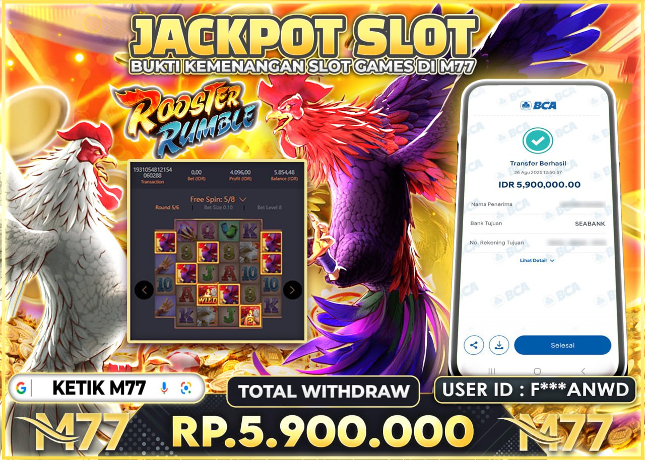 F***ANWD JACKPOT ROOSTER RUMBLE Rp.5.900.000 - LUNAS