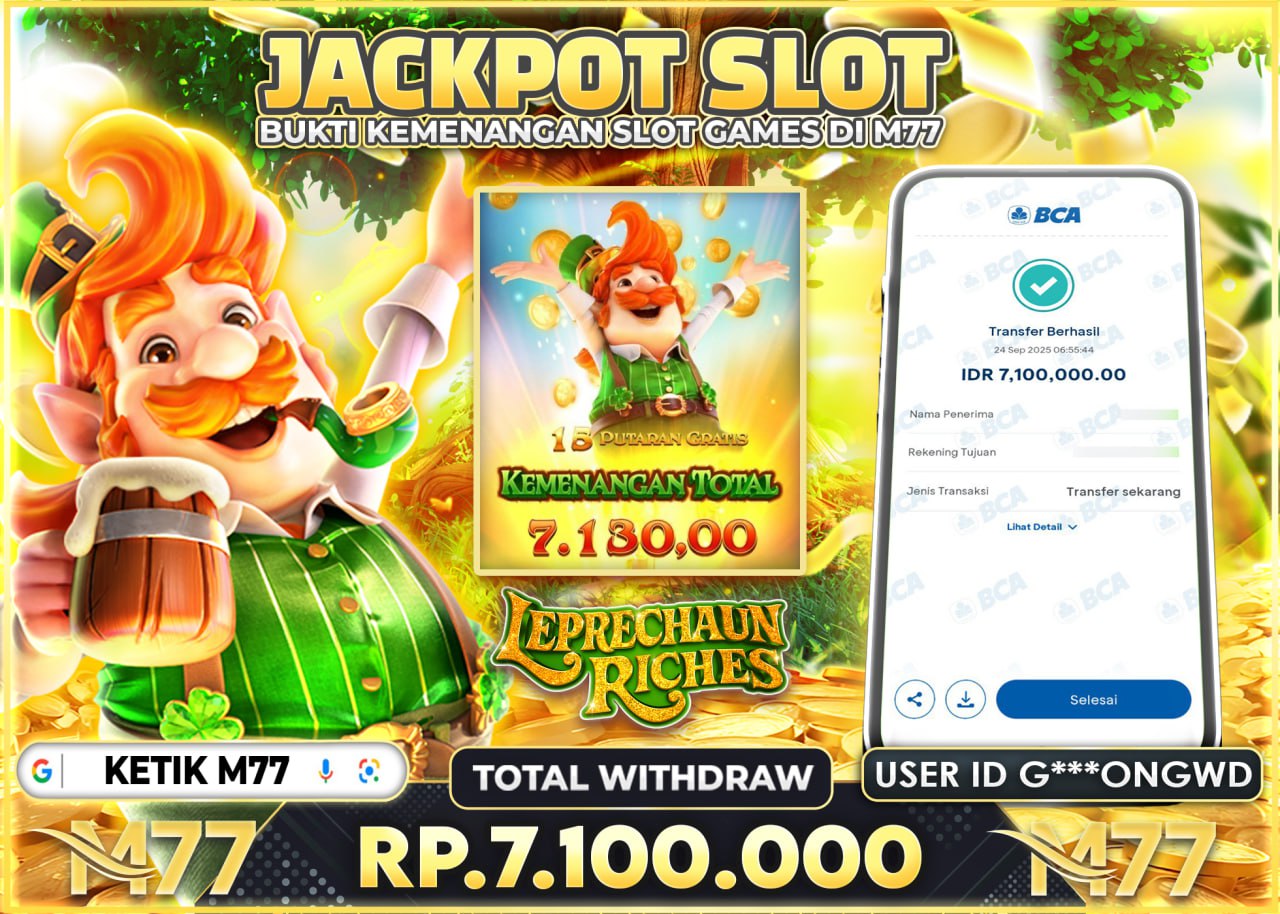 G***ONGWD JACKPOT LEPRECHAUN RICHES Rp.7.100.000 - LUNAS